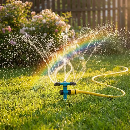 360° rotating lawn sprinklers