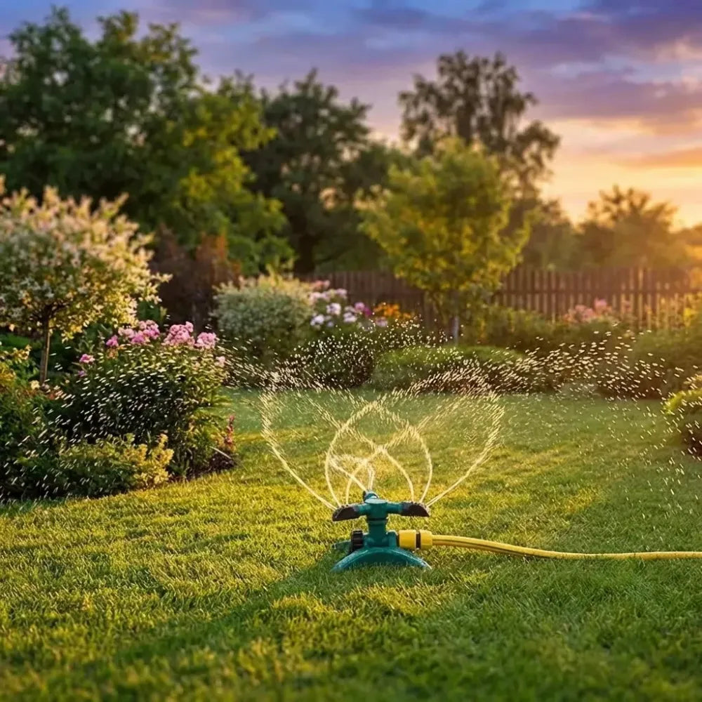 360° rotating lawn sprinklers
