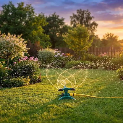360° rotating lawn sprinklers