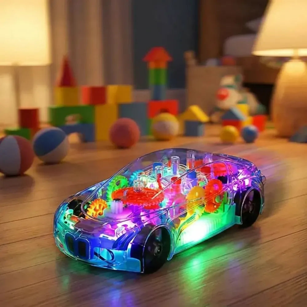 360° rotating led concept car - toys