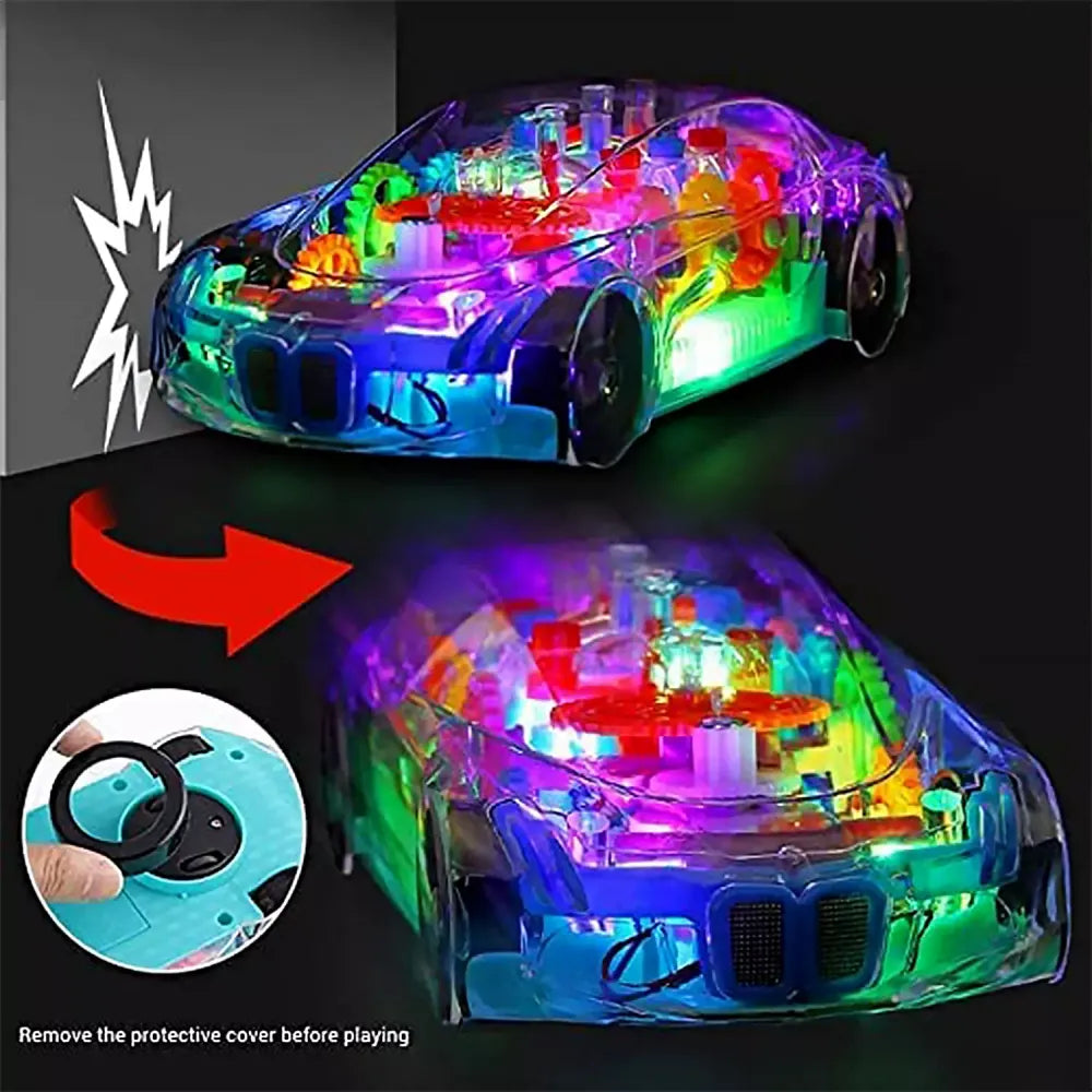 360° rotating led concept car