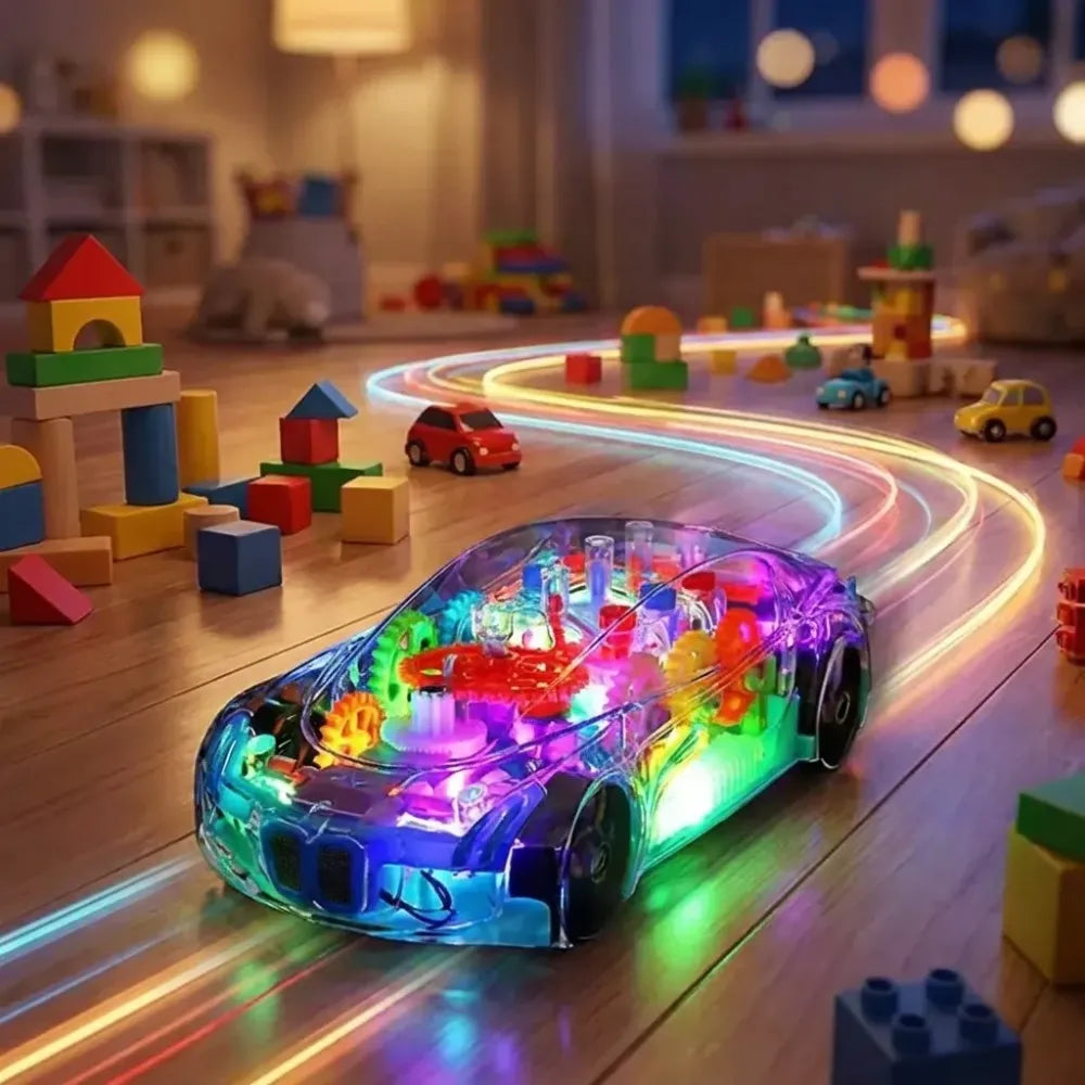 360° rotating led concept car - toys