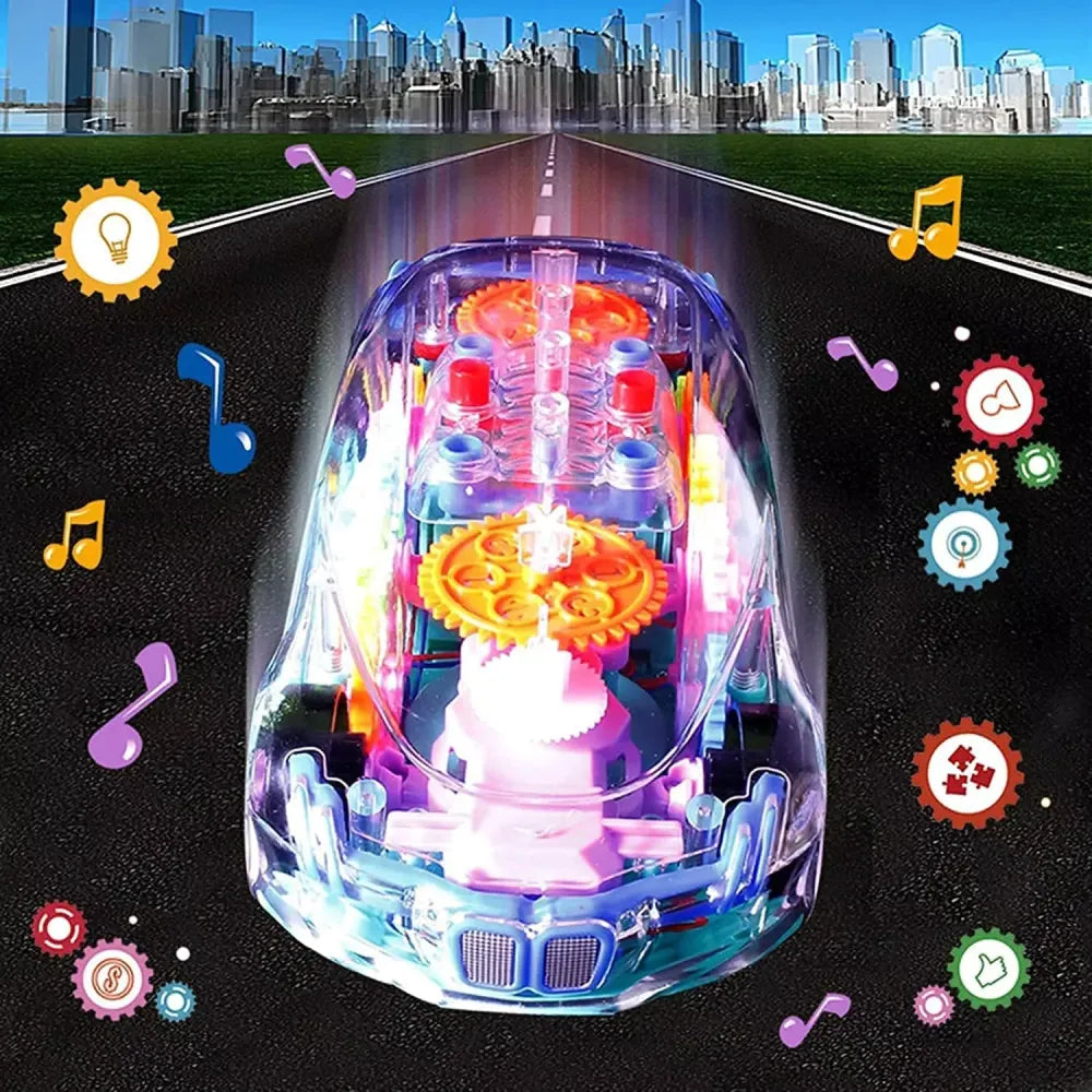 360° rotating led concept car