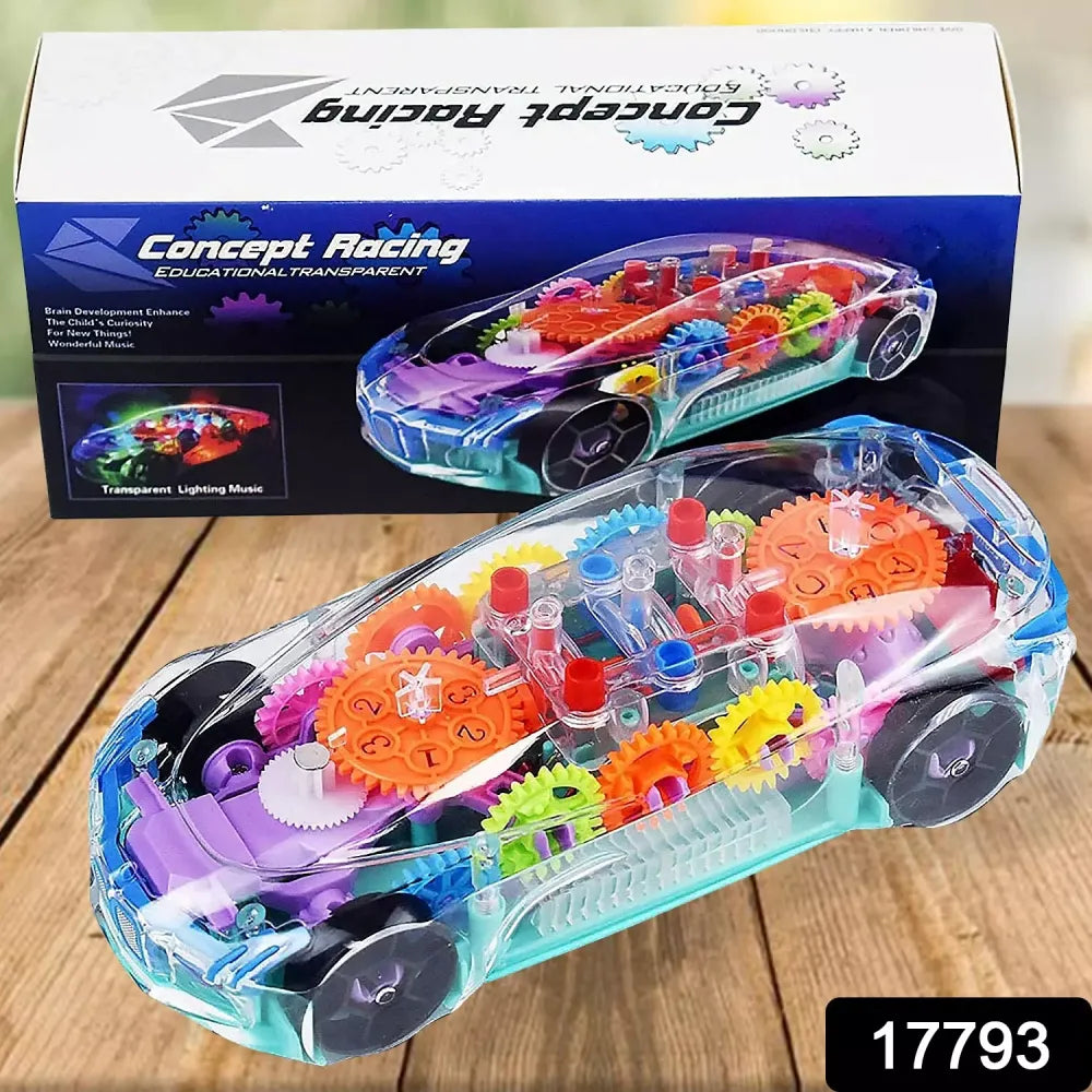 360° rotating led concept car - toys