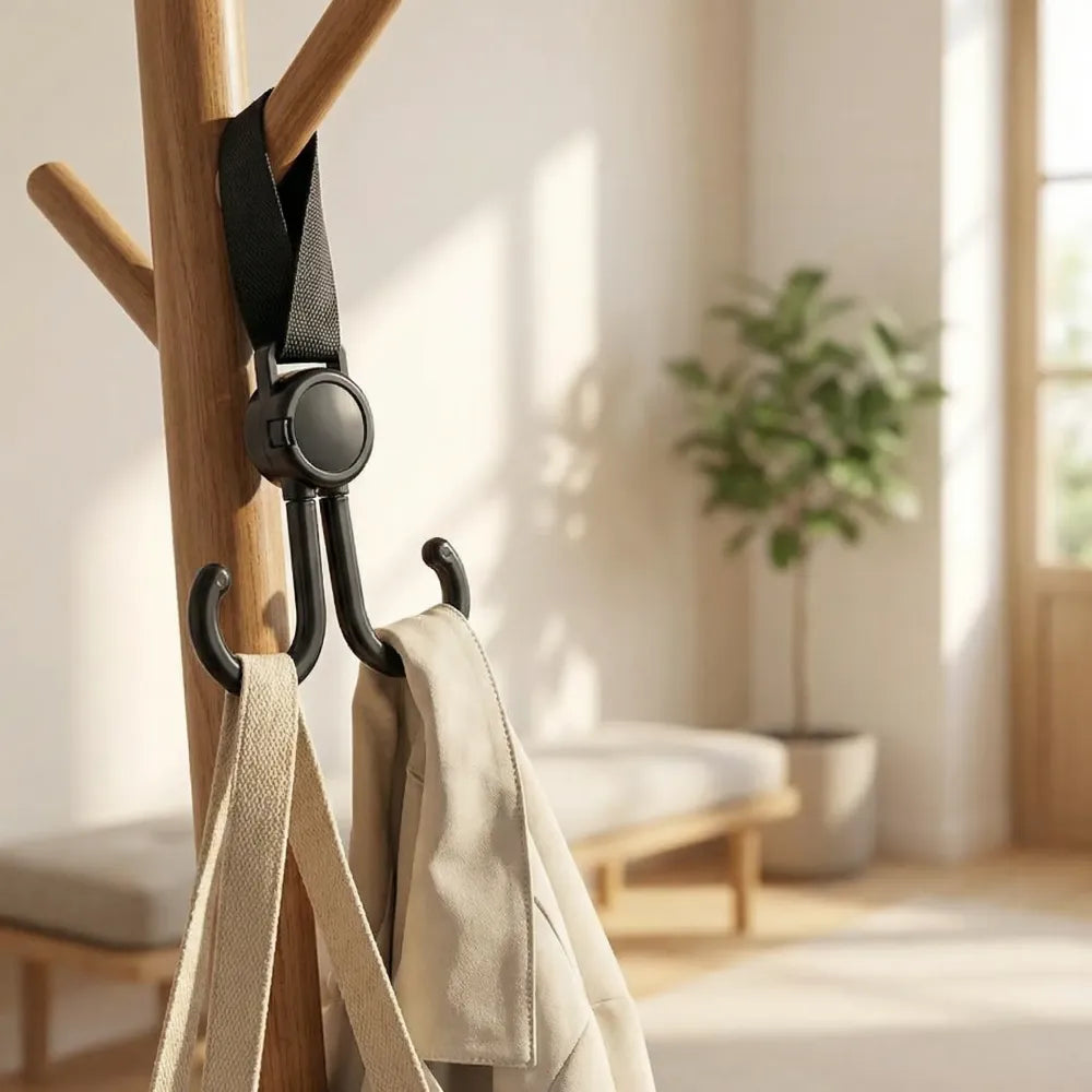 360° rotating stroller hook - home improvement