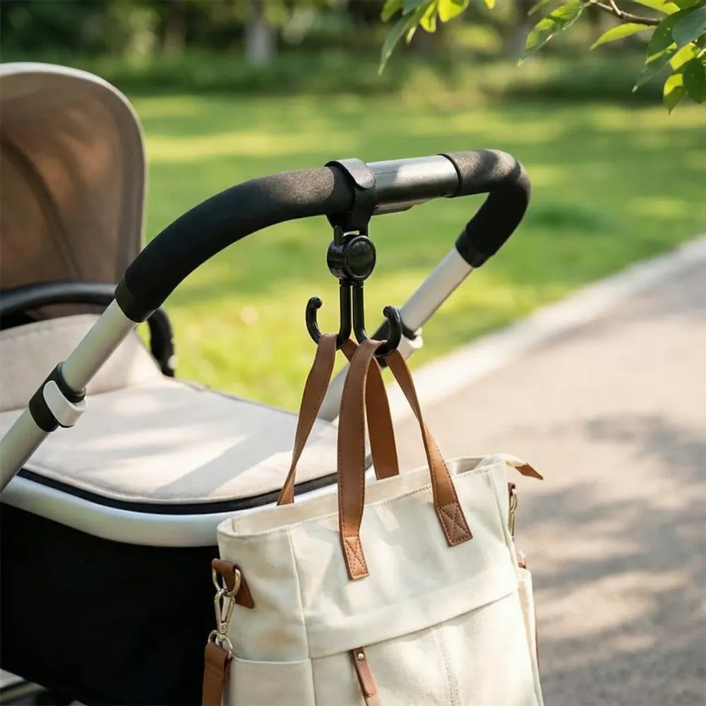360° rotating stroller hook - home improvement