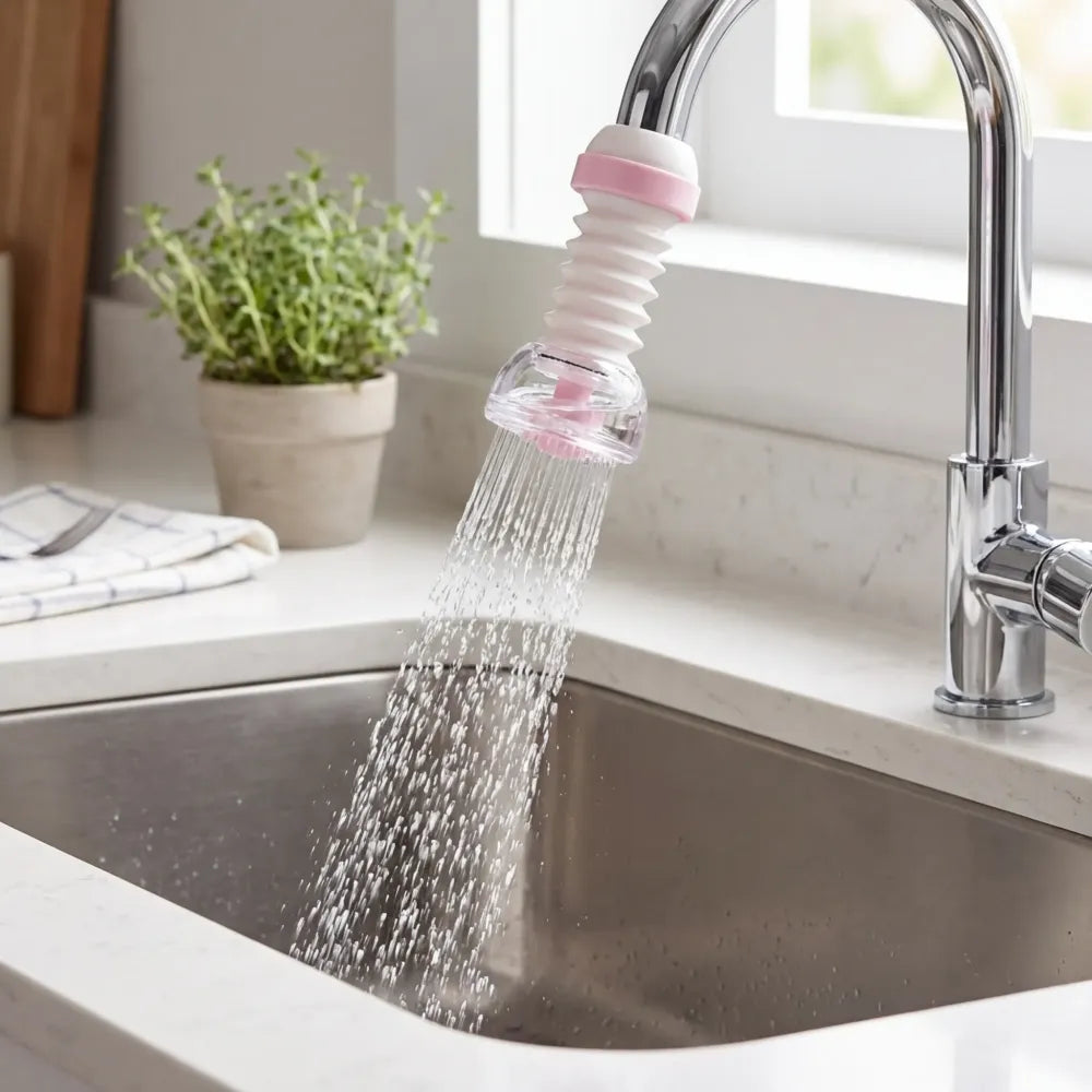 360° rotating water faucet nozzle