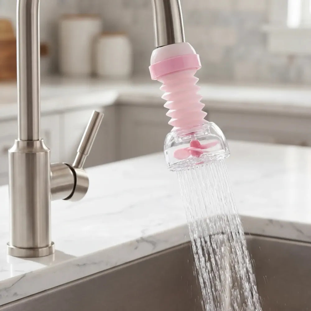 360° rotating water faucet nozzle