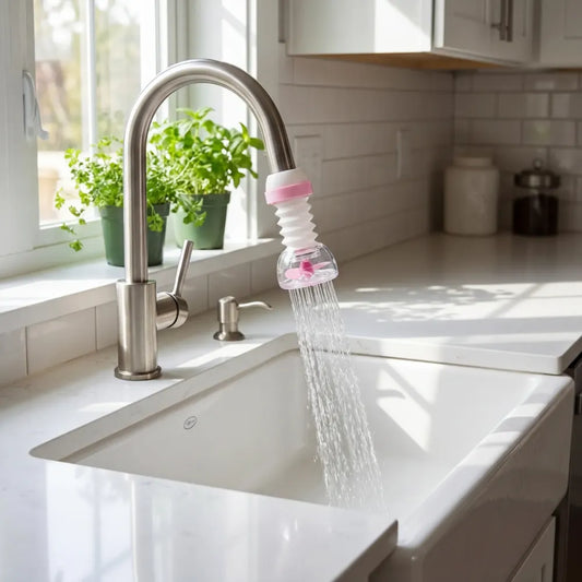 360° rotating water faucet nozzle