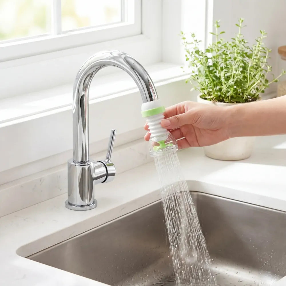 360° rotating water faucet nozzle