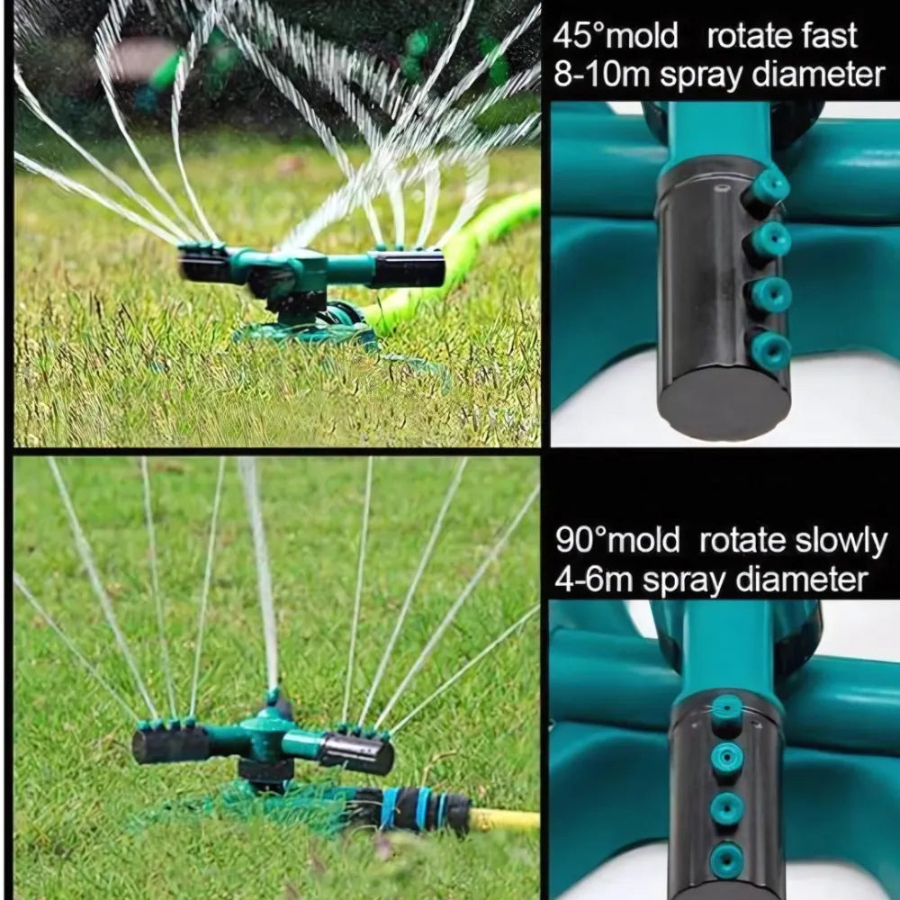 360° rotating water sprinkler