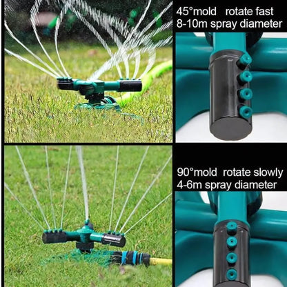360° rotating water sprinkler