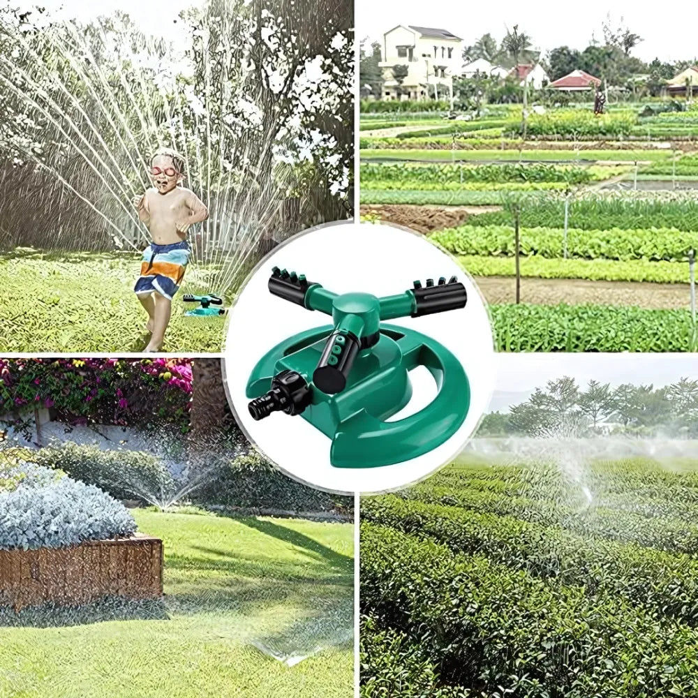 360° rotating water sprinkler