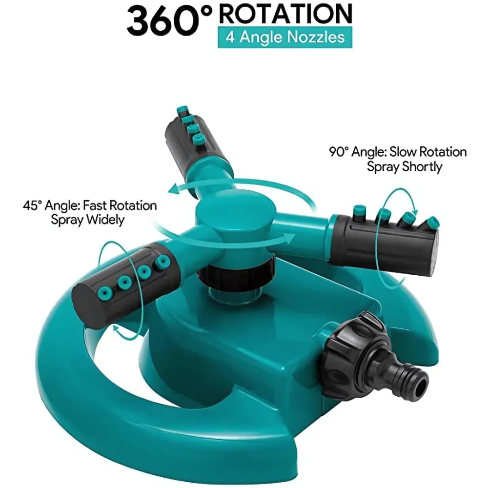 360° rotating water sprinkler