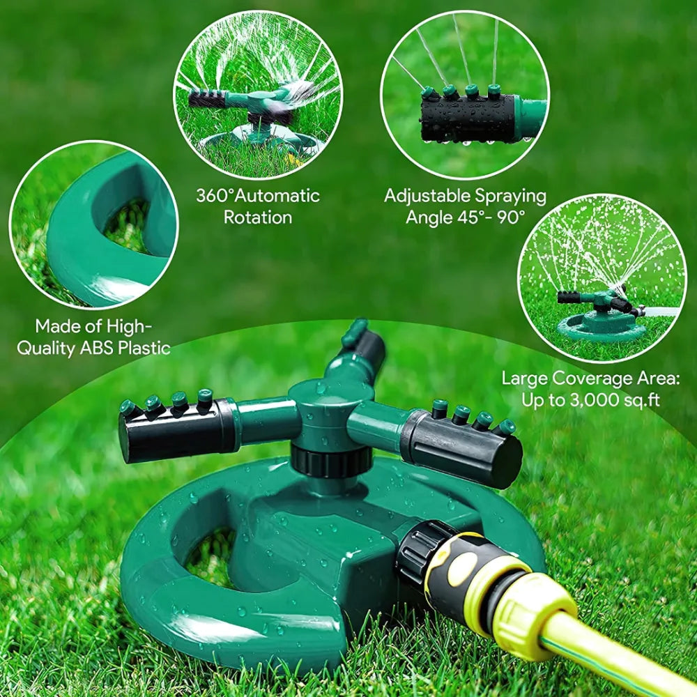 360° rotating water sprinkler