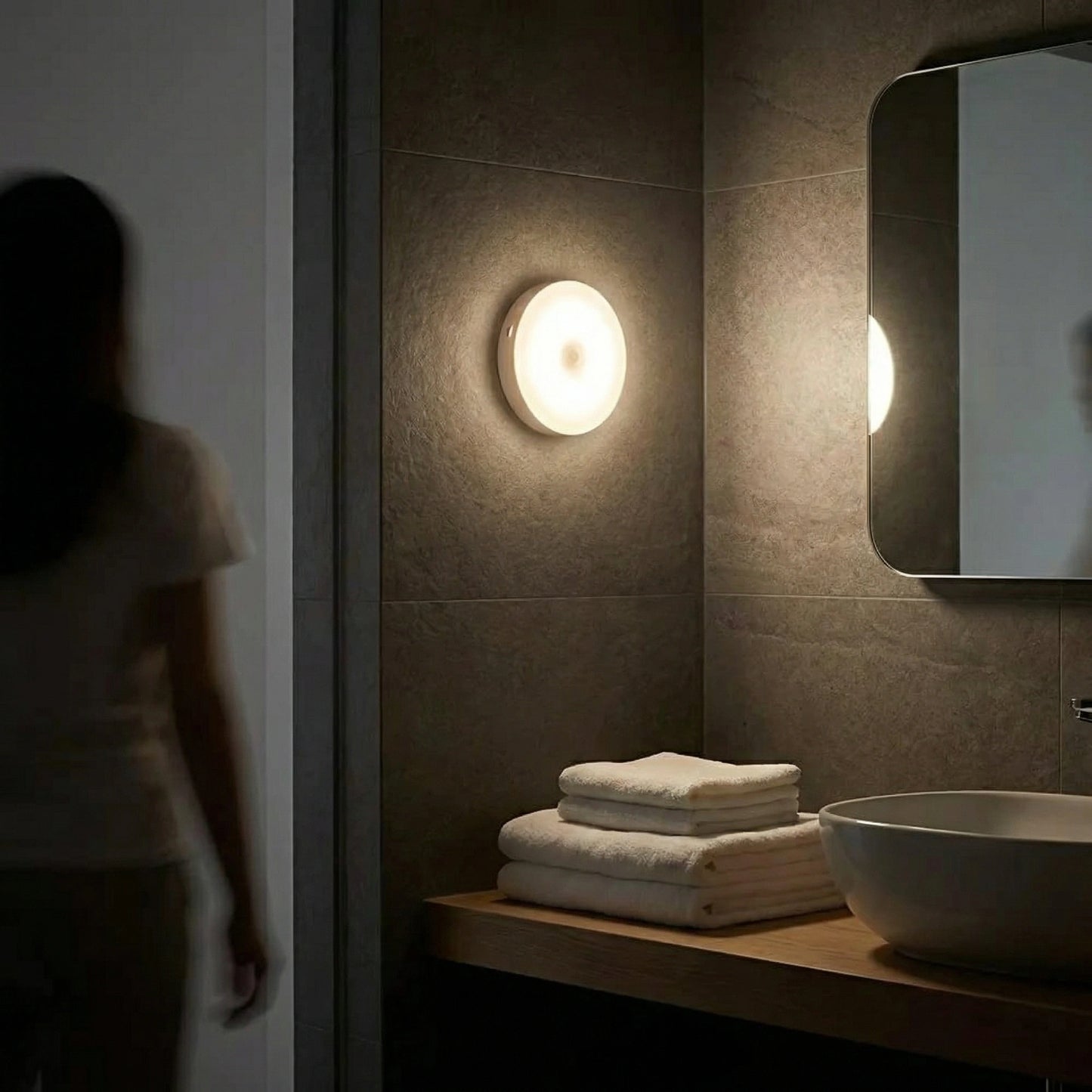 Motion Sensor Light with USB Charging