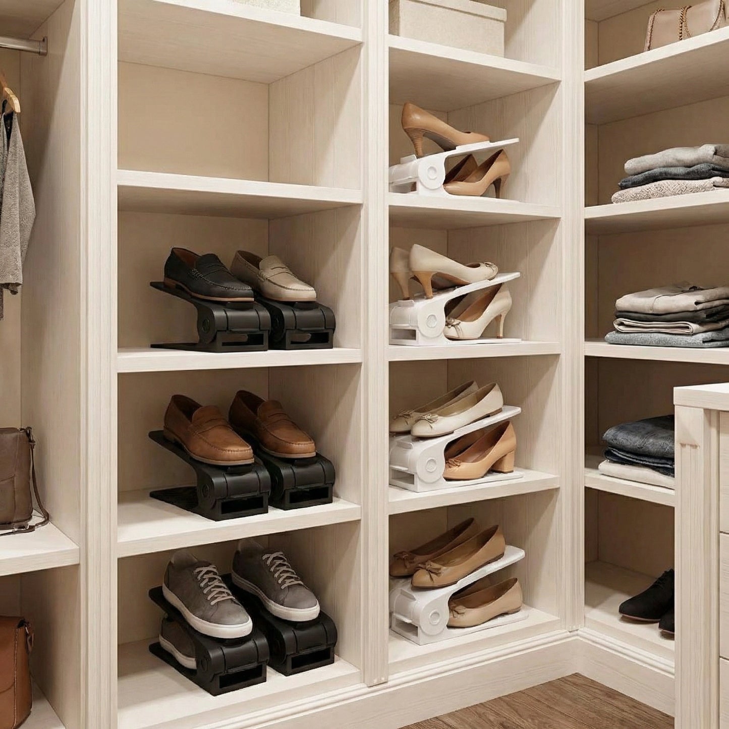 Space Savers Shoe Rack Cabinets (6 Pcs)