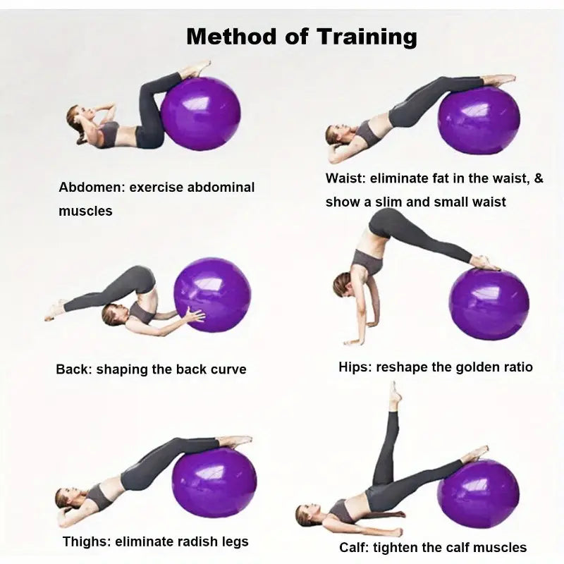 Anti-burst non-slip exercise ball