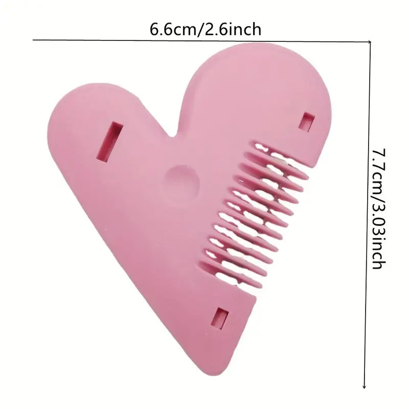 Heart shape hair cutting scissors