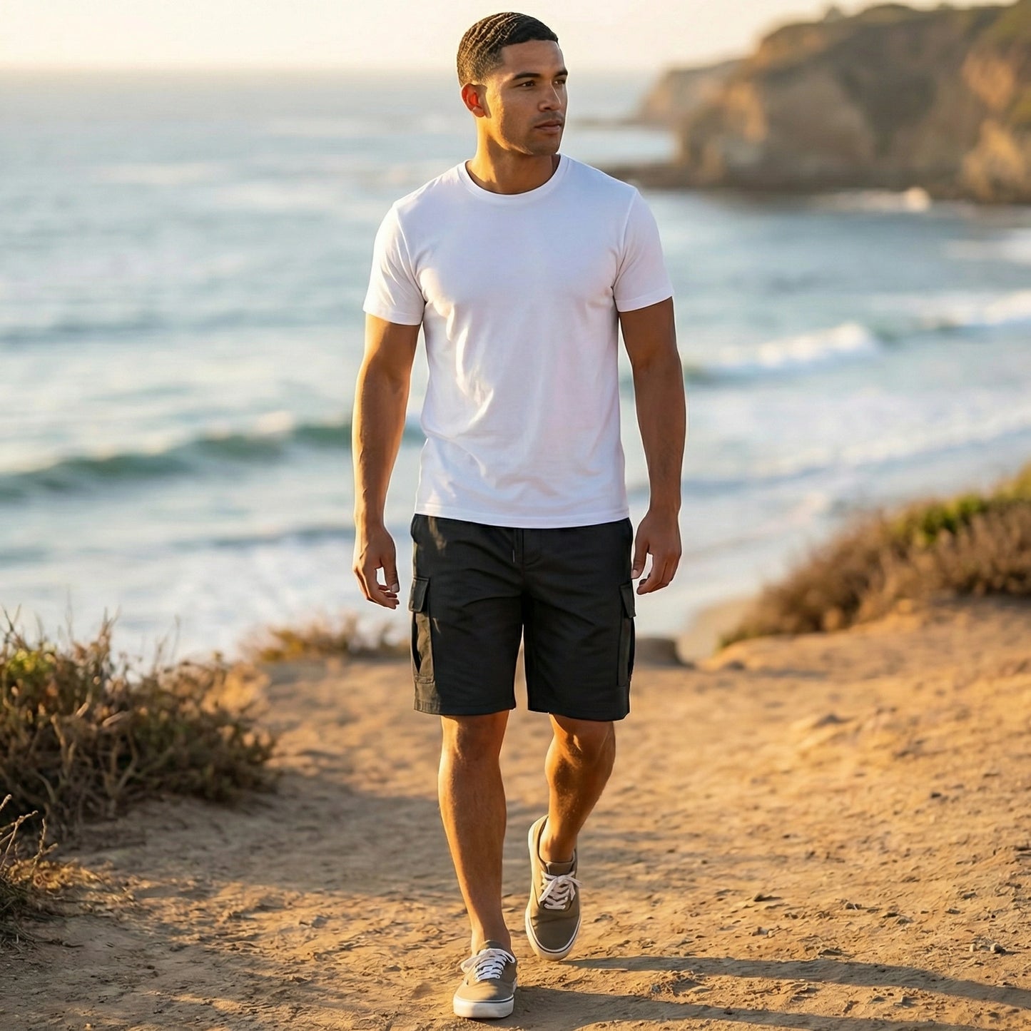 Men's Casual Cargo Shorts (Pack of 3)