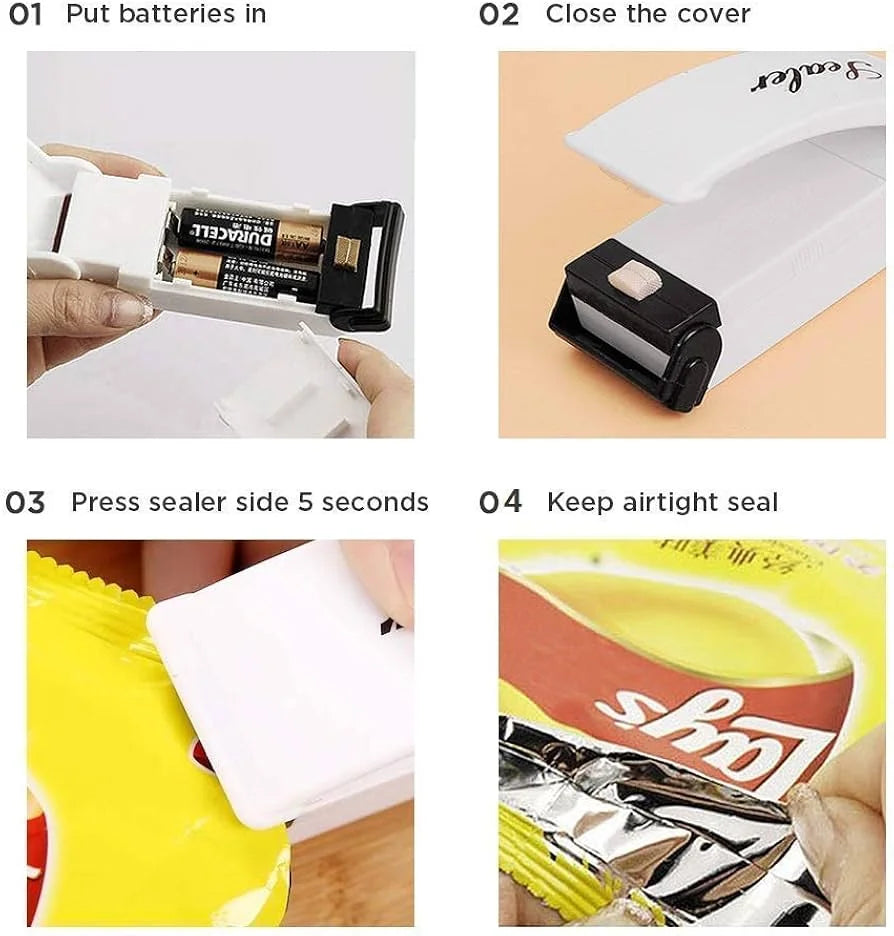 Mini portable bag sealer