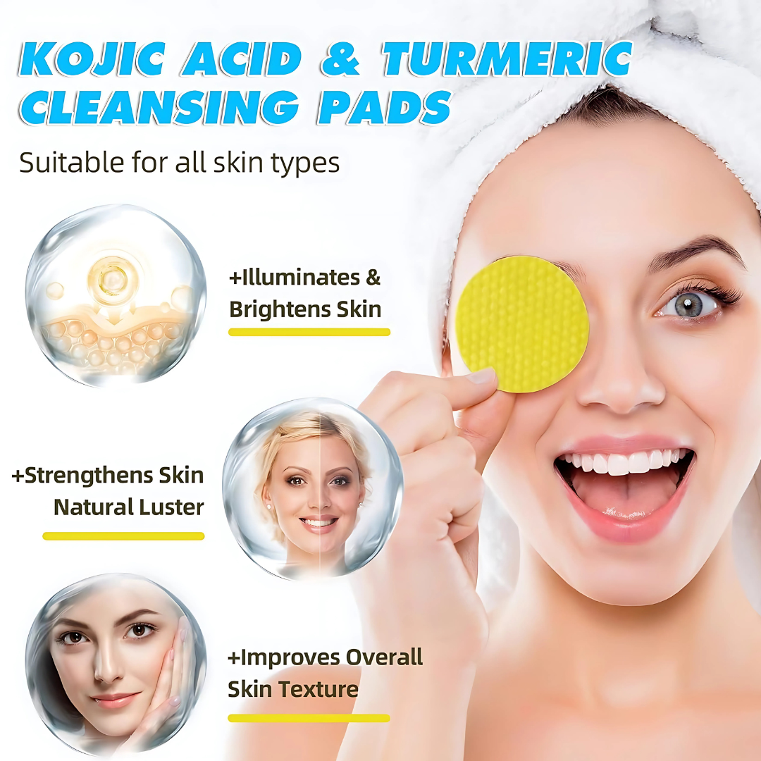 Turmeric Kojic Acid Cleansing Pads