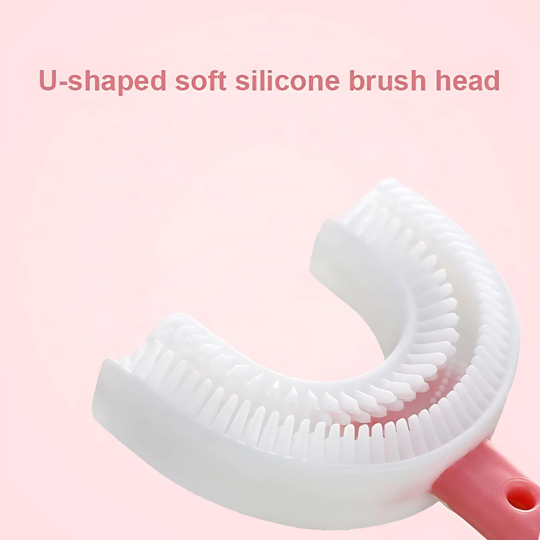 U Shape Portable Silicone Toothbrush (Pack Of 2)