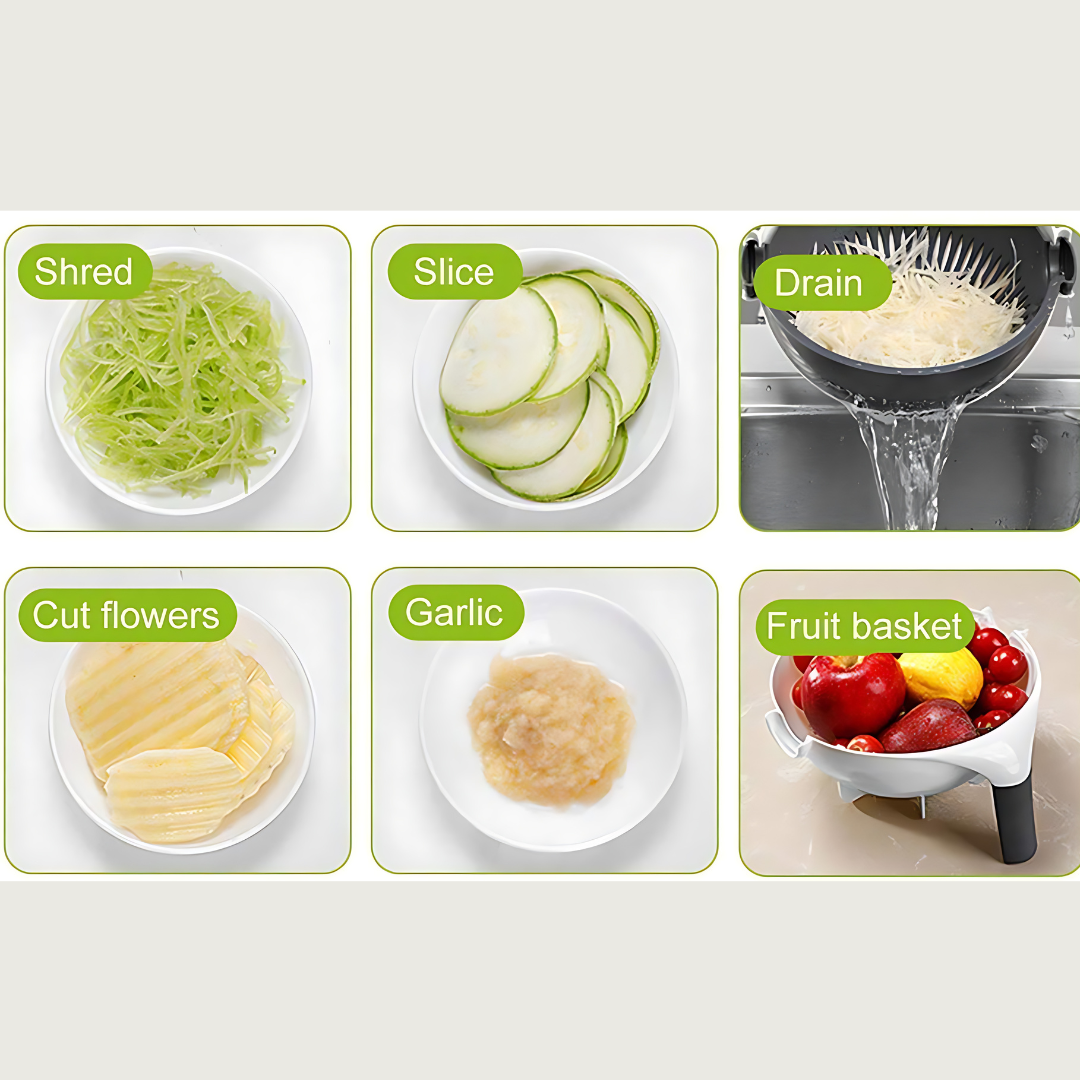 9 in 1 Multifunctional Vegetable Cutter