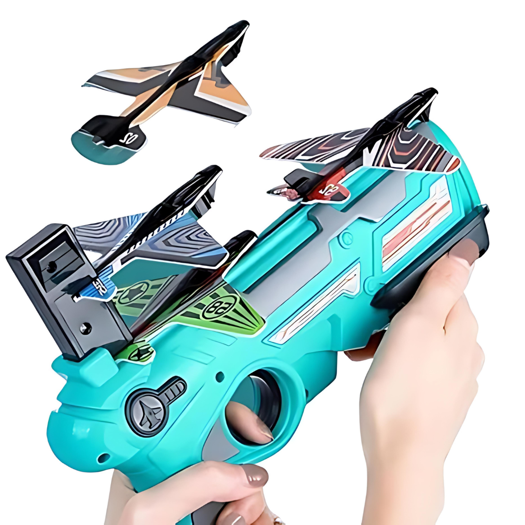 Airplane Launcher Toy with 4 Foam Planes