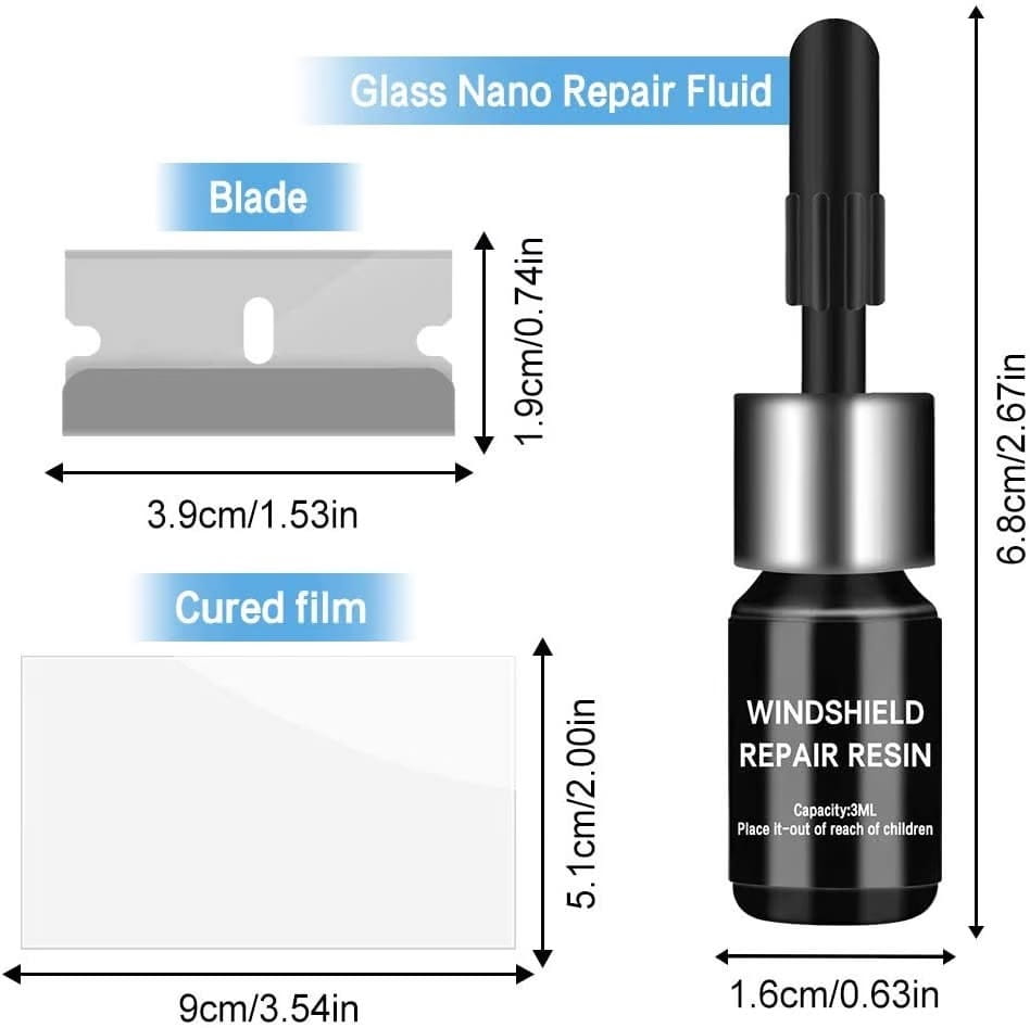 Glass repair kit (pack of 2)