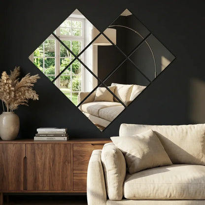 3d acrylic mirror wall sticker