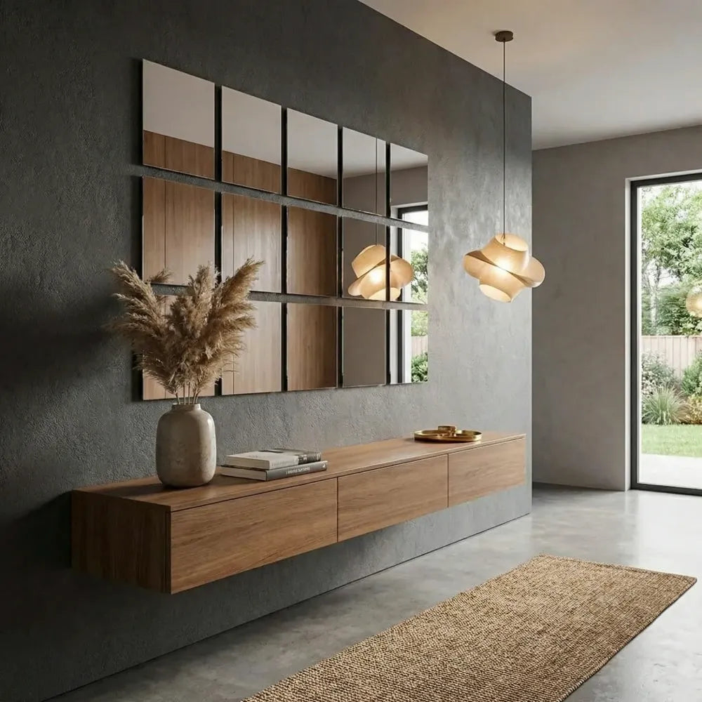 3d acrylic mirror wall sticker