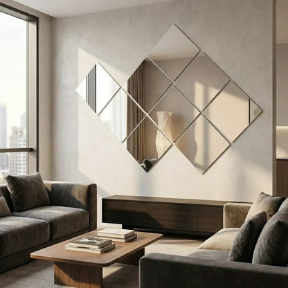 3d acrylic mirror wall sticker