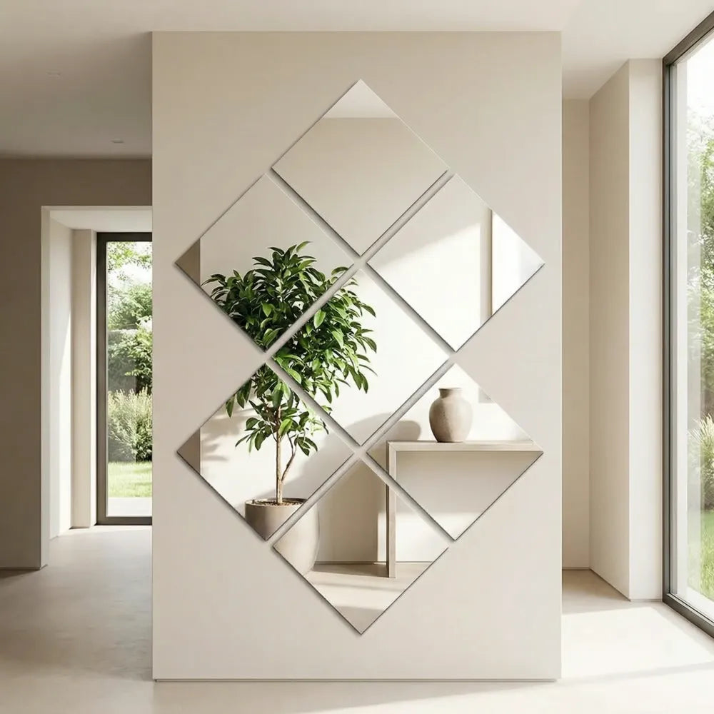 3d acrylic mirror wall sticker