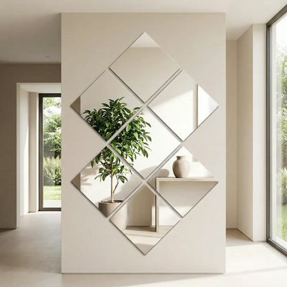 3d acrylic mirror wall sticker