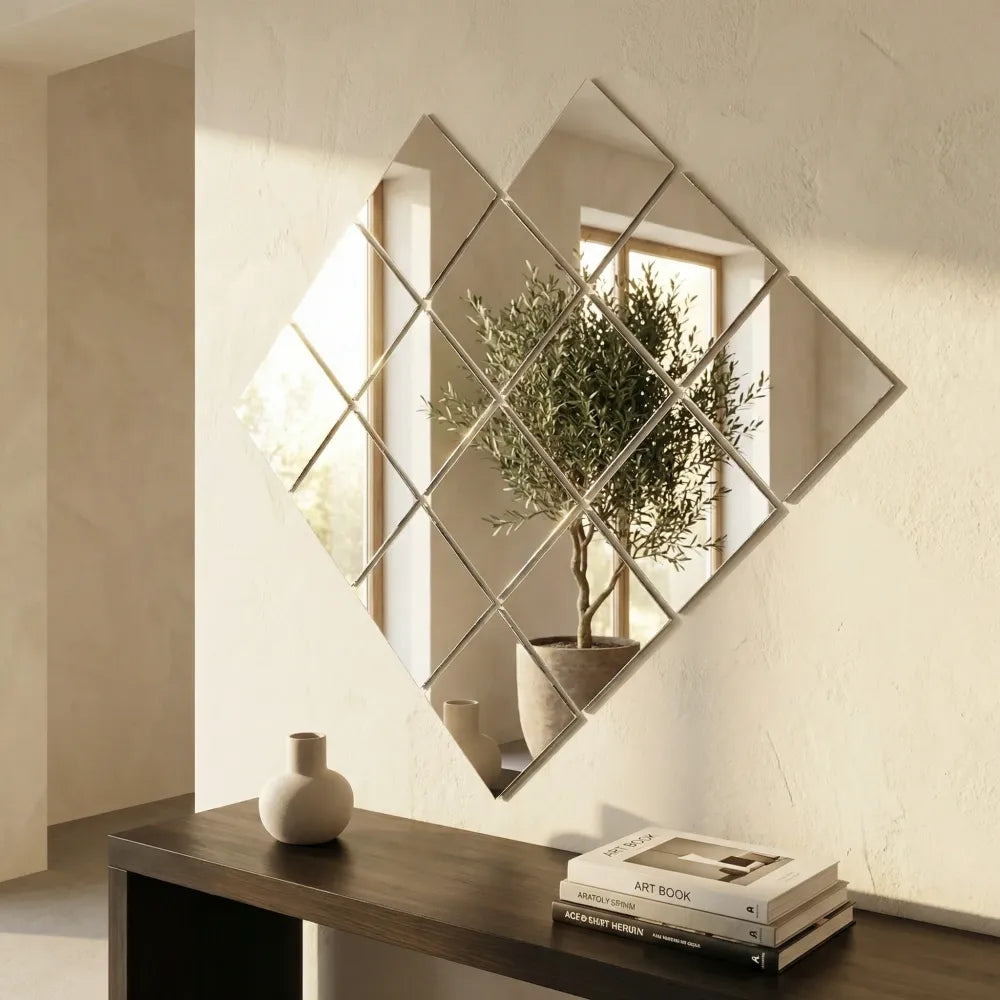 3d acrylic mirror wall sticker