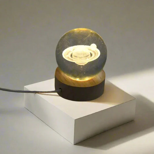 3d astronaut crystal ball lamp - home improvement