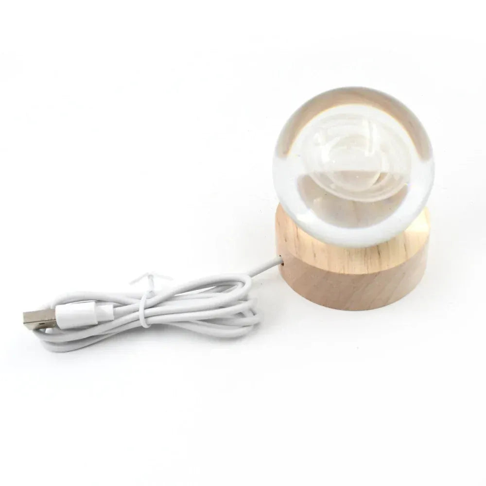 3d astronaut crystal ball lamp - home improvement