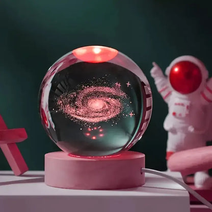 3d crystal galaxy lamp