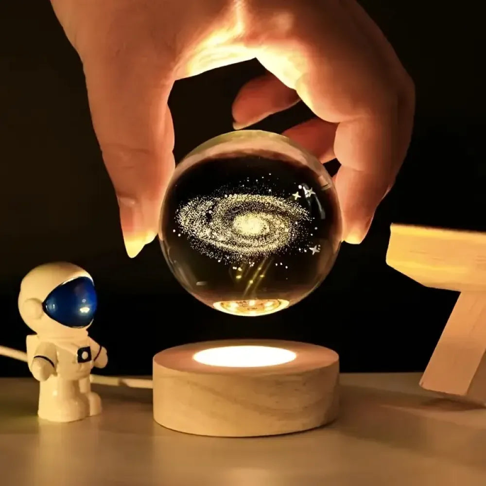 3d crystal galaxy lamp