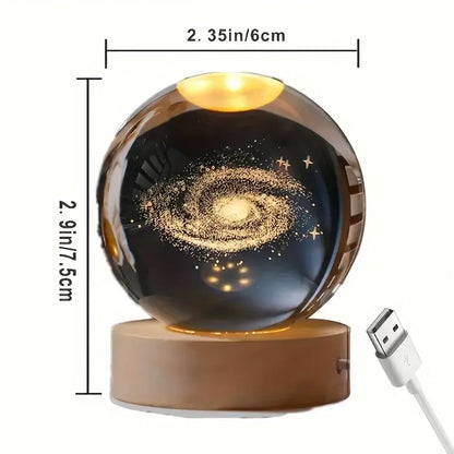 3d crystal galaxy lamp