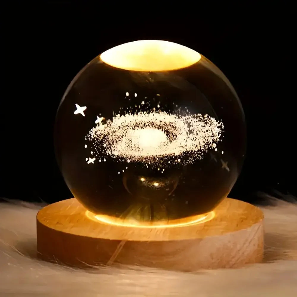 3d crystal galaxy lamp