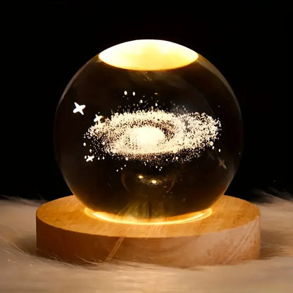 3d crystal galaxy lamp