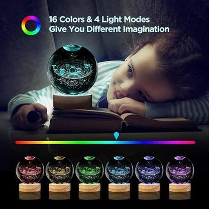 3d crystal galaxy lamp