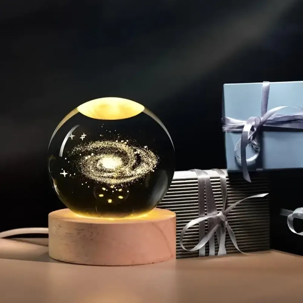 3d crystal galaxy lamp
