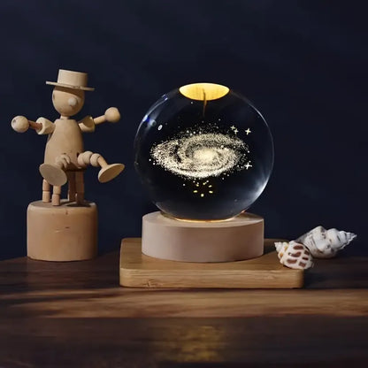 3d crystal galaxy lamp