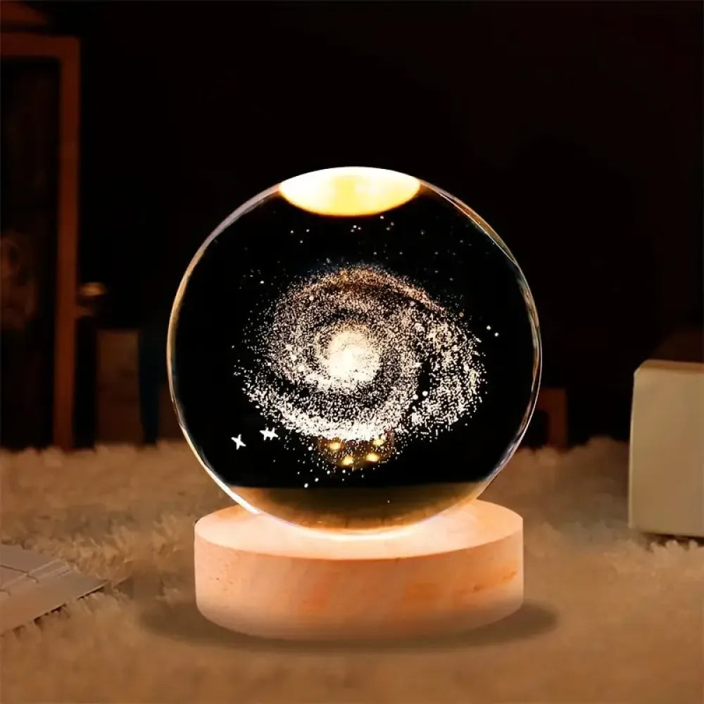 3d crystal galaxy lamp
