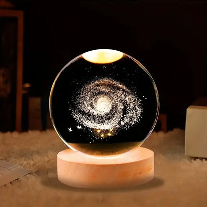 3d crystal galaxy lamp