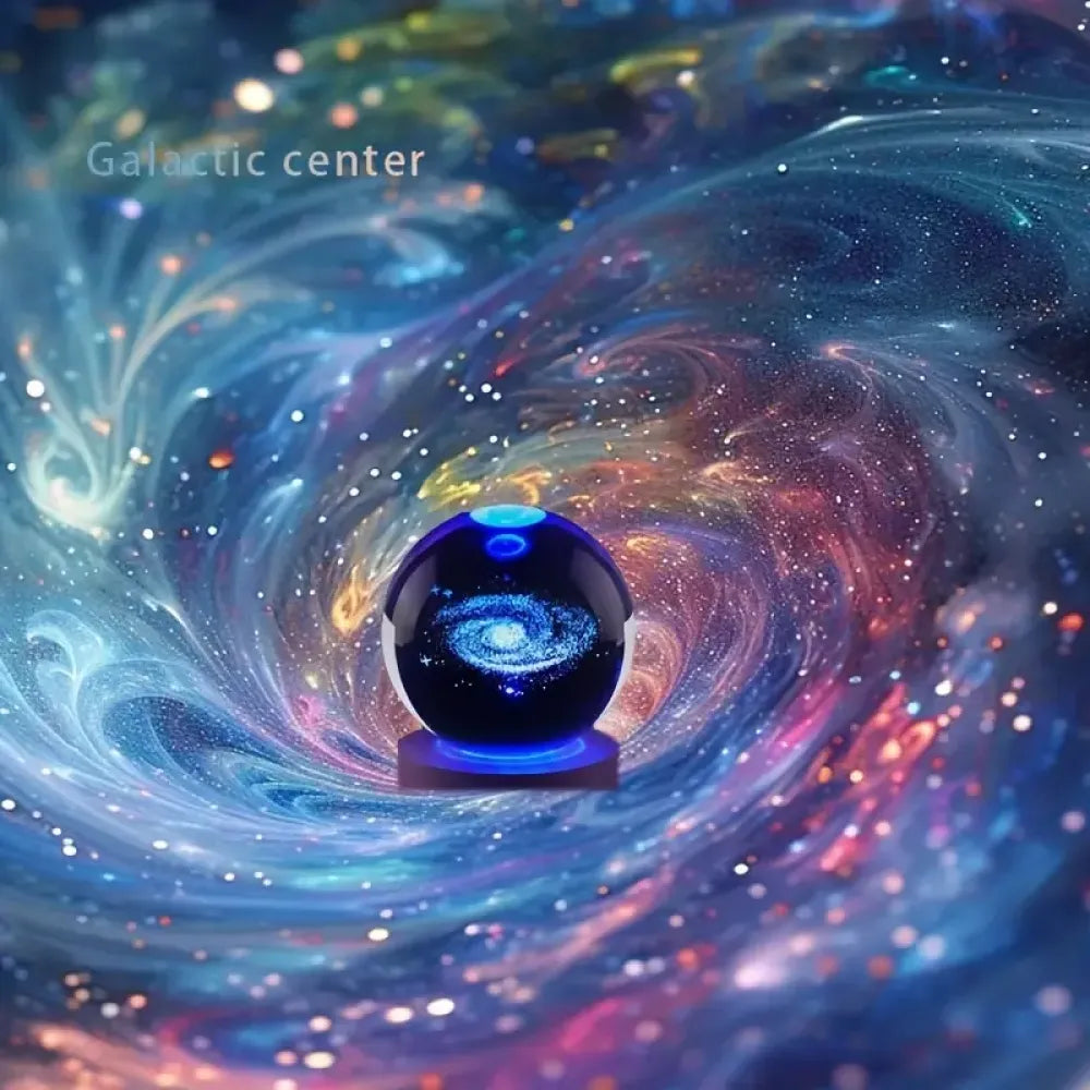 3d crystal galaxy lamp