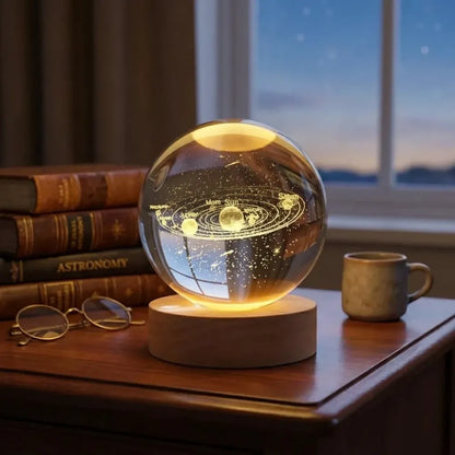 3d crystal lamp ball (assorted design)